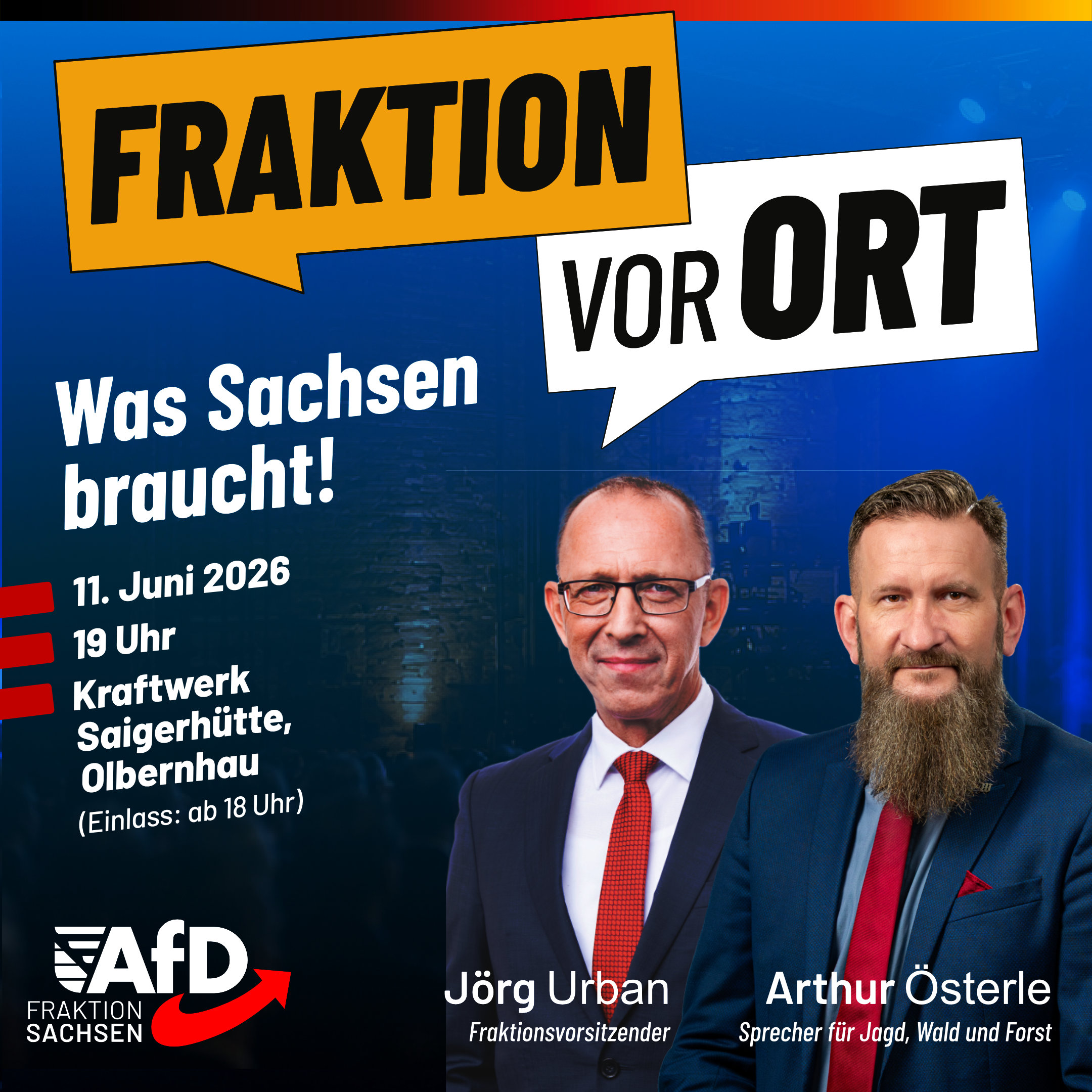 Fraktion vor Ort — Was Sachsen braucht!